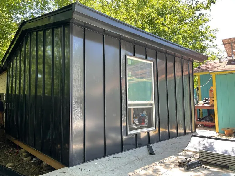 Black standing seam metal wall panels for Metal Roof Installation in Rancho Mission Viejo